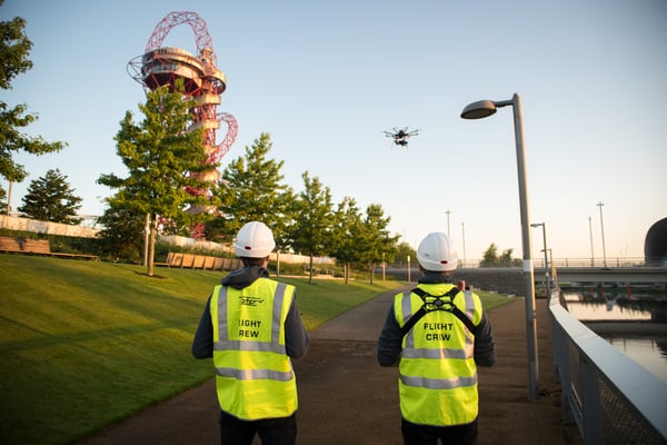 high visibility vests for drone shoots