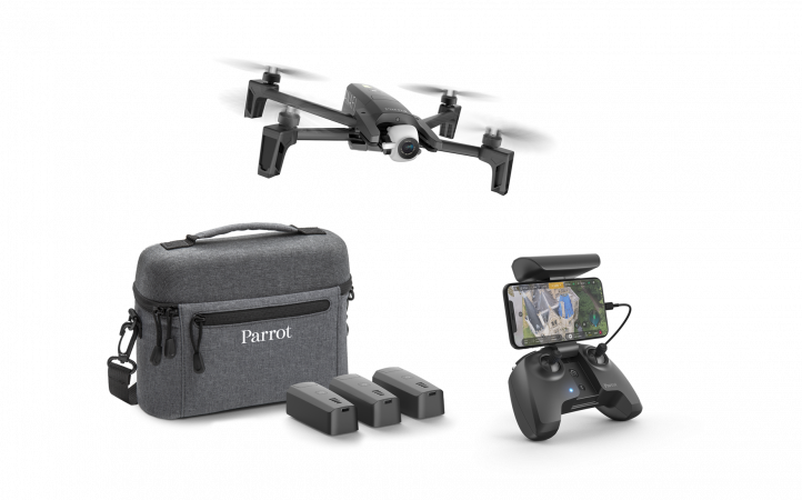 parrot anafi drone range