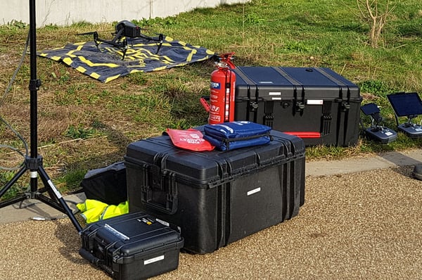 Drone flight safety box